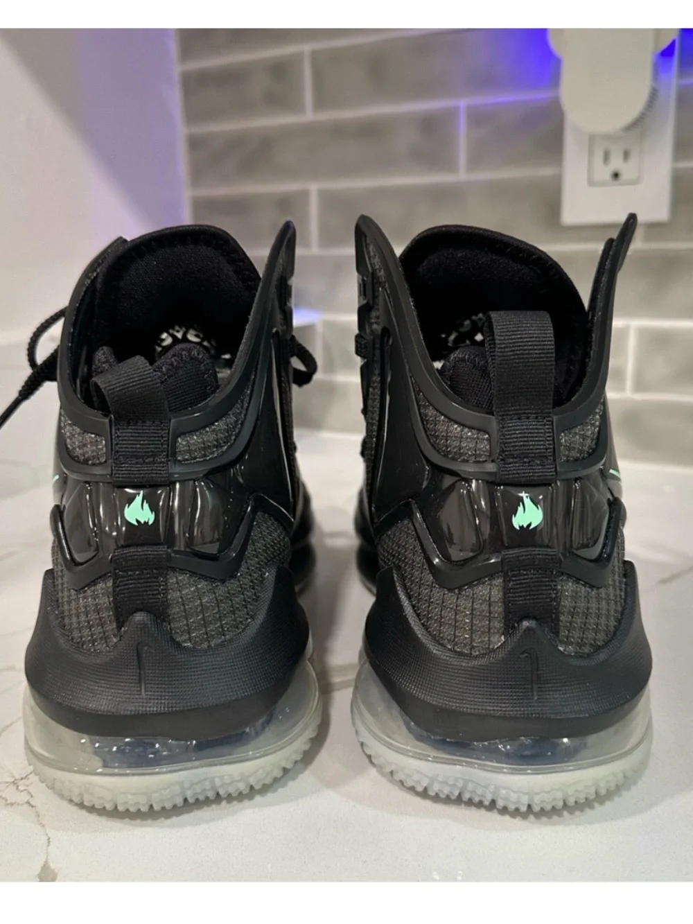 Nike LeBron XIX Sneakers. Youth Size 5.5 Color Black.